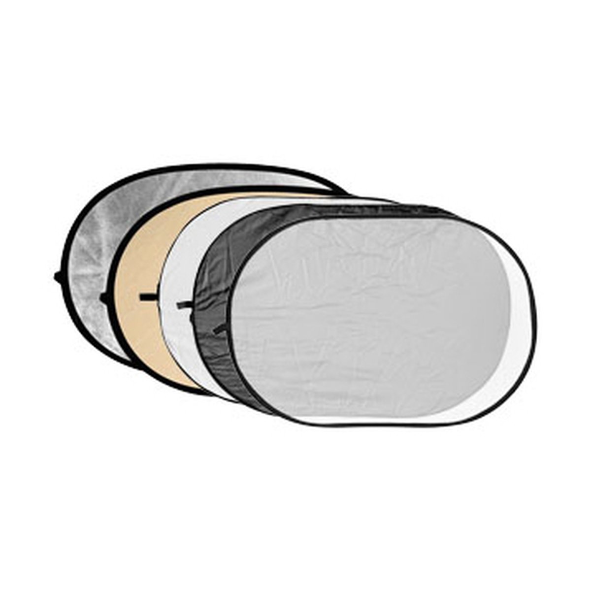 Godox 5-in-1 Soft Gold, Silber, Schwarz, Weiß, Transparent Reflektorscheibe - 150x200cm