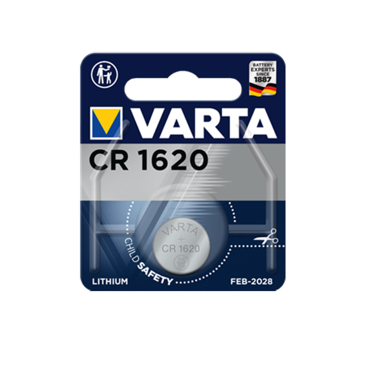 Varta Electronics CR 1620 Knopfzelle