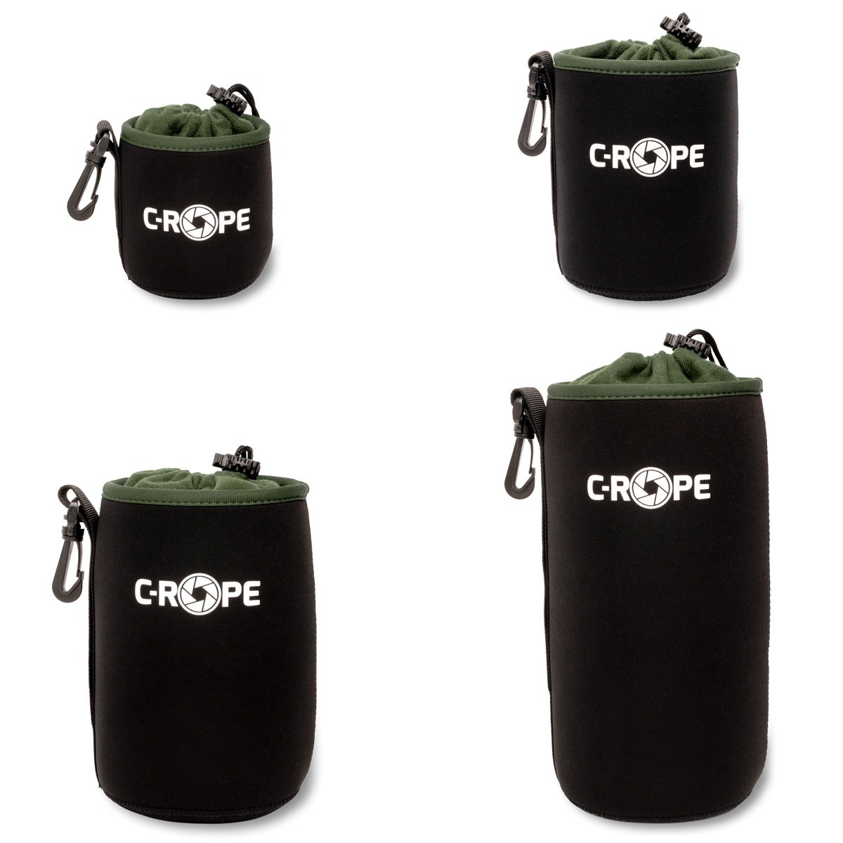 C-Rope Objektivbeutel V2 Neopren Set (S/M/L/XL) C-Rope Objektivbeutel V2 Neopren Set (S/M/L/XL)