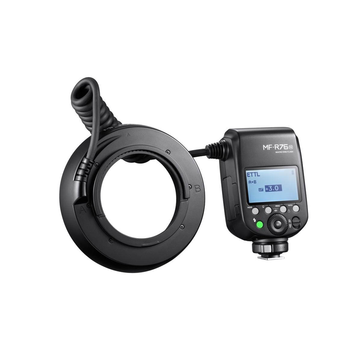 Godox MF-R76N TTL Makro-Ringblitz Nikon