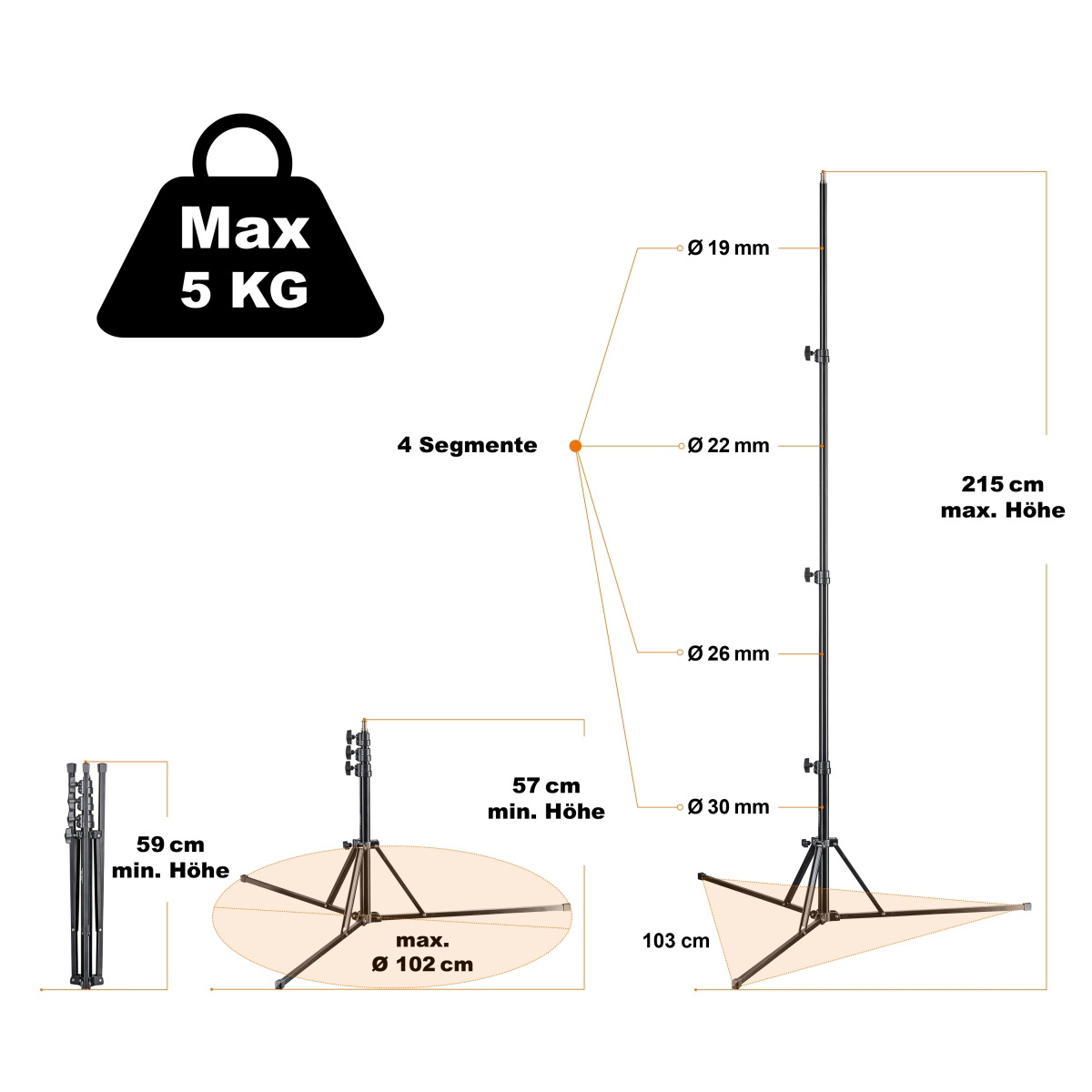 Walimex pro LED Rainbow 100W RGBWW Set 3