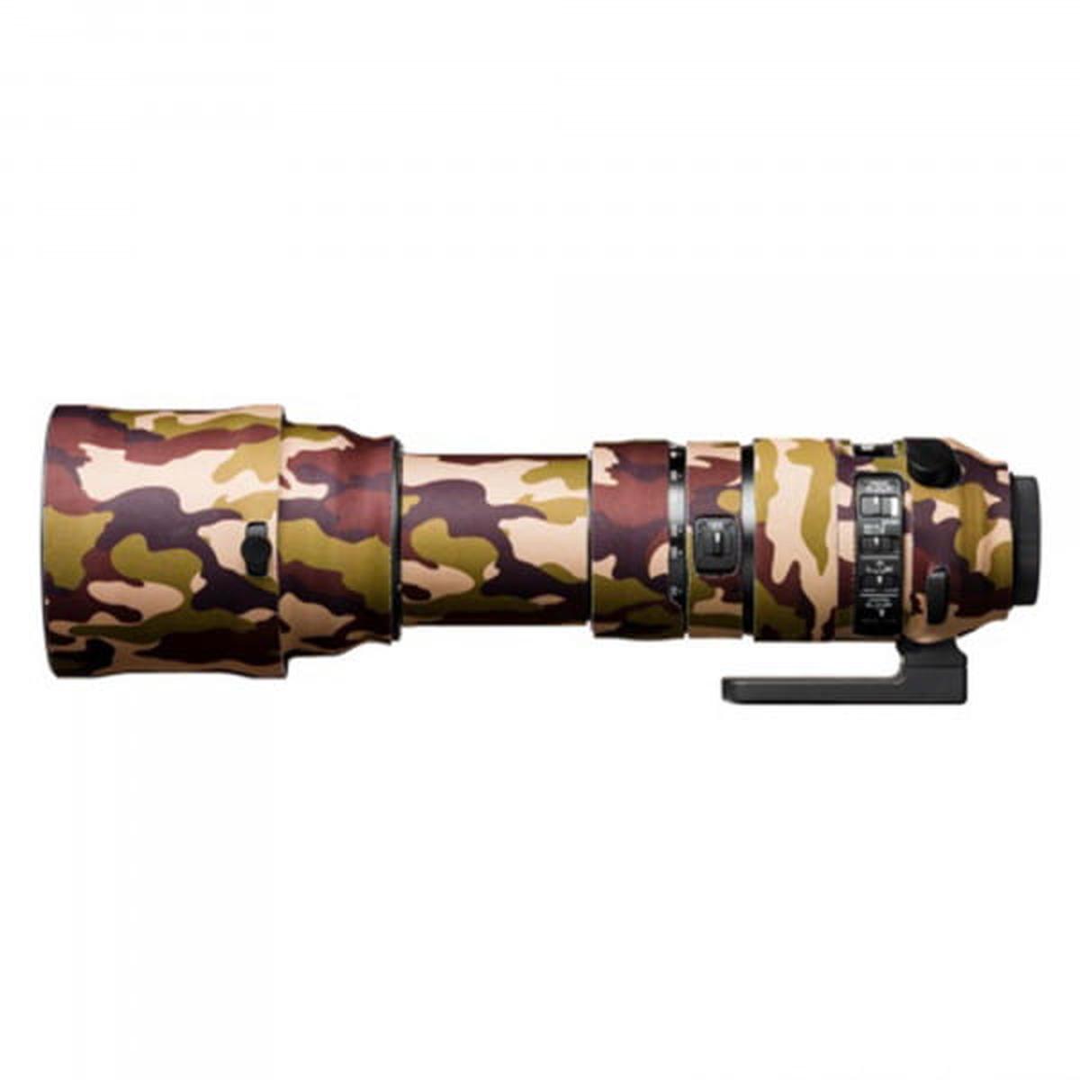 Easycover Lens Oak Objektivschutz für Sigma 150-600mm F5-6.3 DG DN OS Sports (Sony E), Brown Camoufl