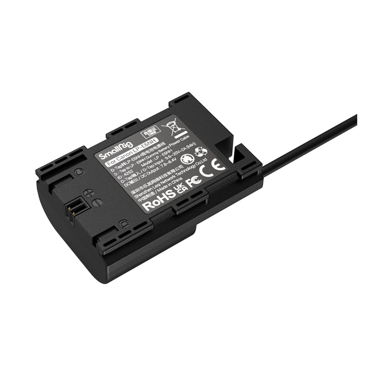 SmallRig 4252 D-Tap zu LP-E6NH Dummy Batterie Stromkabel