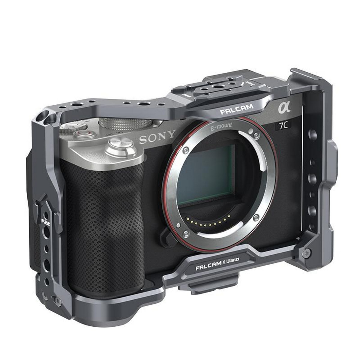 Falcam 2737 F22 & F38 Quick Release Camera Cage für Sony Alpha 7C
