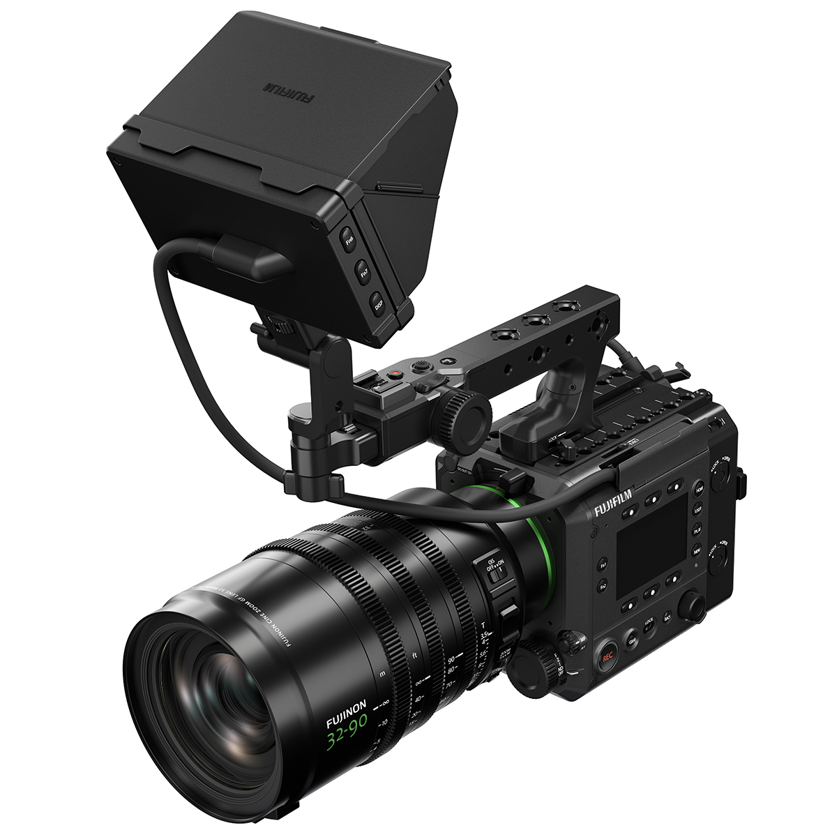 Fujifilm GFX Eterna 55 + Fujifilm 32-90 mm T3,5 PZ OIS WR Cine Power Zoom Objektiv