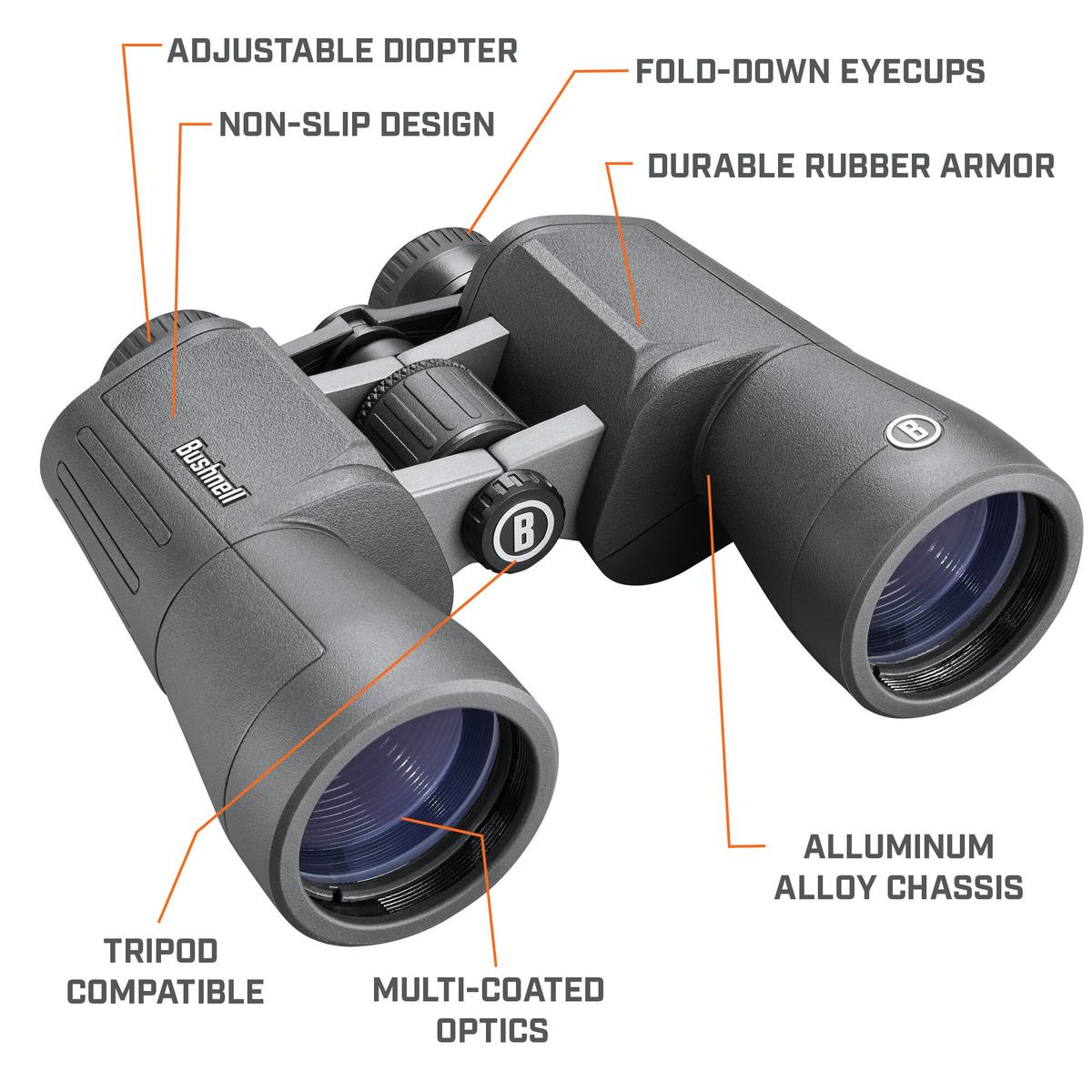 Bushnell 2.0 20X50 Powerview Alu Fernglas