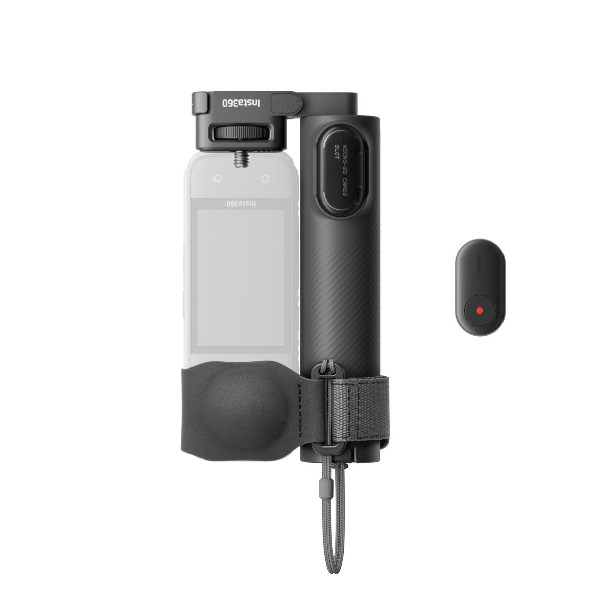 Insta360 Zusammenklappbaren 2-in-1 Selfie-Stick (1/4"-Halterung) Fernbedienungs-Kit 