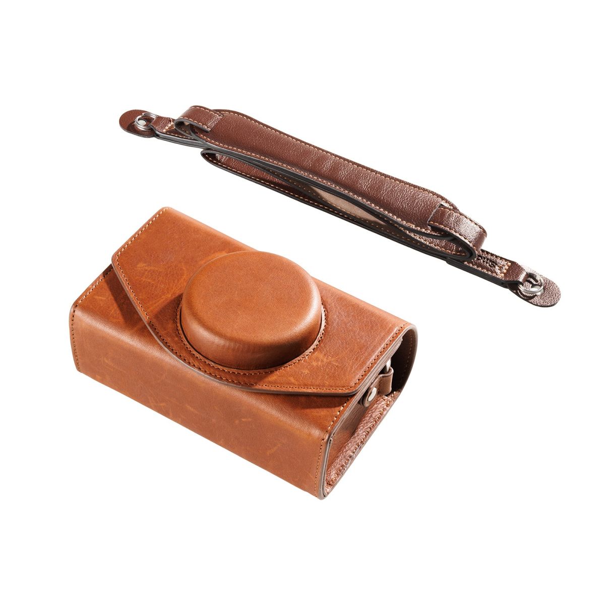 SmallRig 5986 Leather Storage Bag für Fujifilm X-E5/X100VI Braun