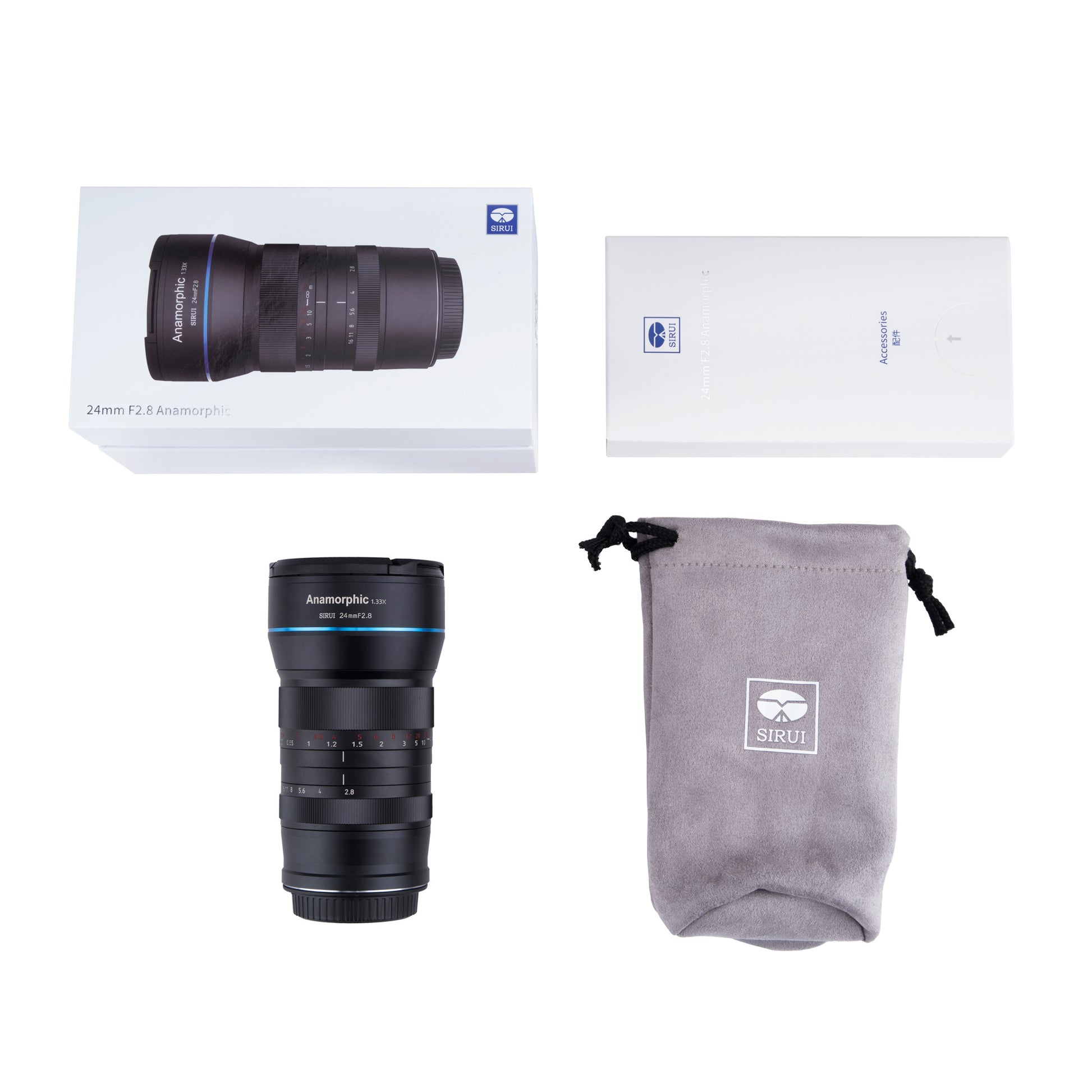 Sirui 24 mm 1:2,8 Anamorph 1,33x für Sony E-Mount