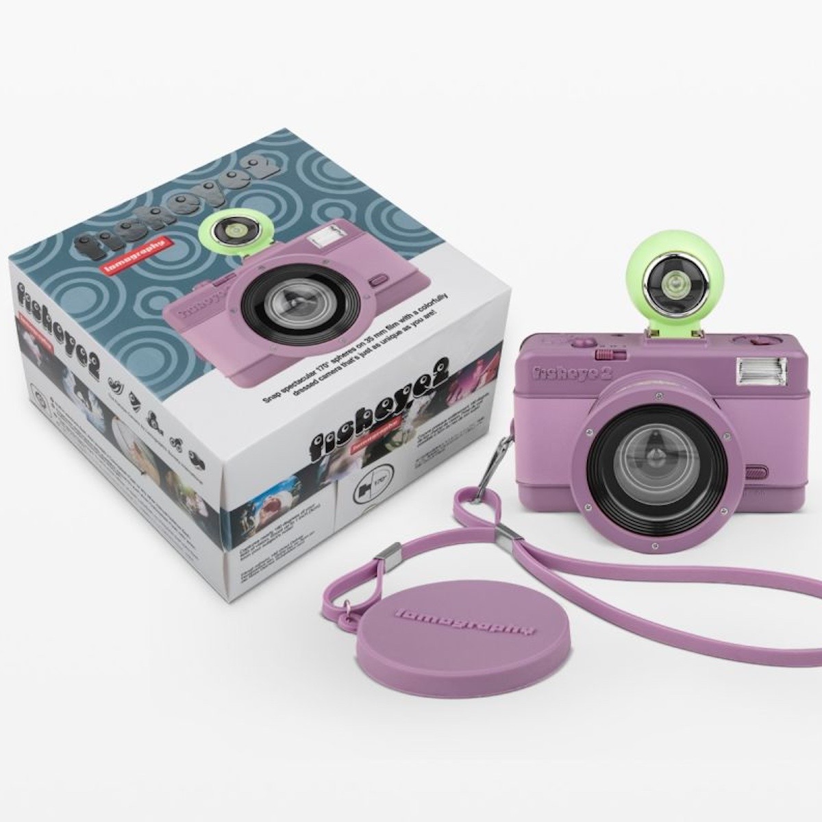 Lomography Fisheye No. 2 Grape Jam 35 mm Kamera