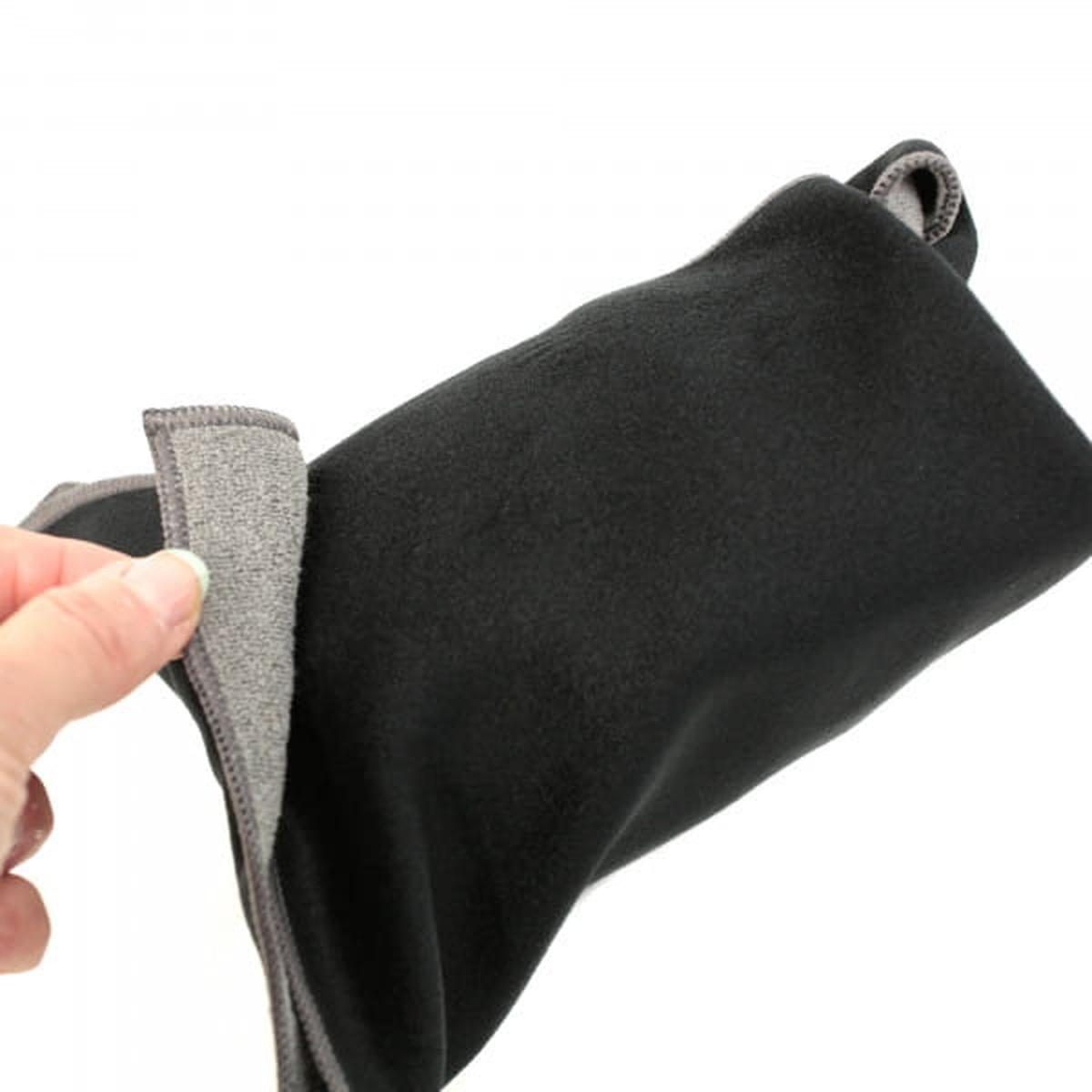 Easy Wrapper selbsthaftendes Einschlagtuch Schwarz Gr. S 28 x 28 cm