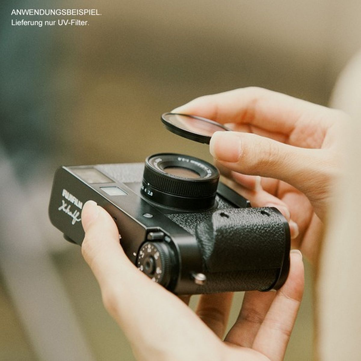 SmallRig 5214 Magnetischer UV-Filter für Fujifilm X half Schwarz