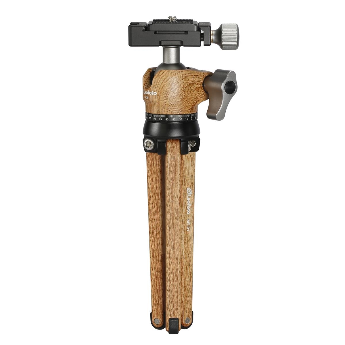 Leofoto Tischstativ MT-01+LH-25 Holz