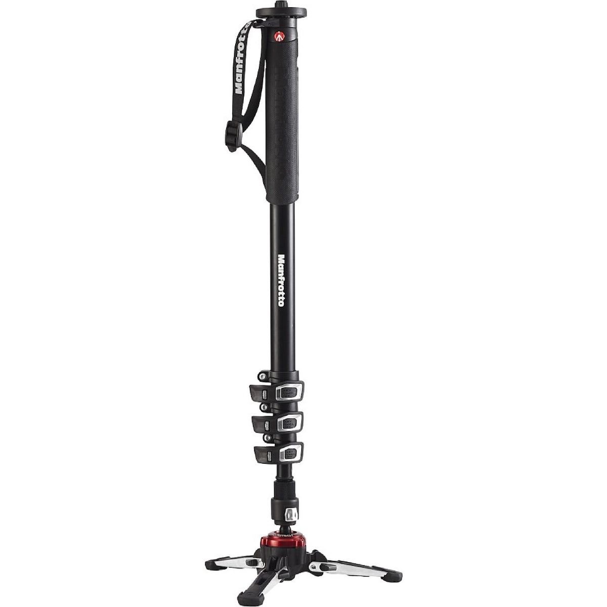 Manfrotto MVMXPROA4 XPRO Video Monopod Alu 4 Segmenten mit Fluid Base