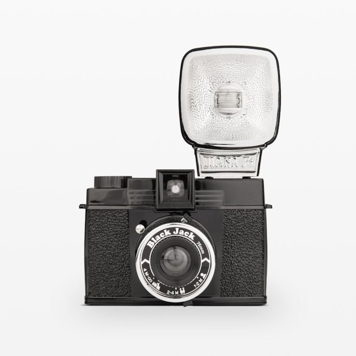 Lomography Diana F+ Kamera & Blitz Black Jack