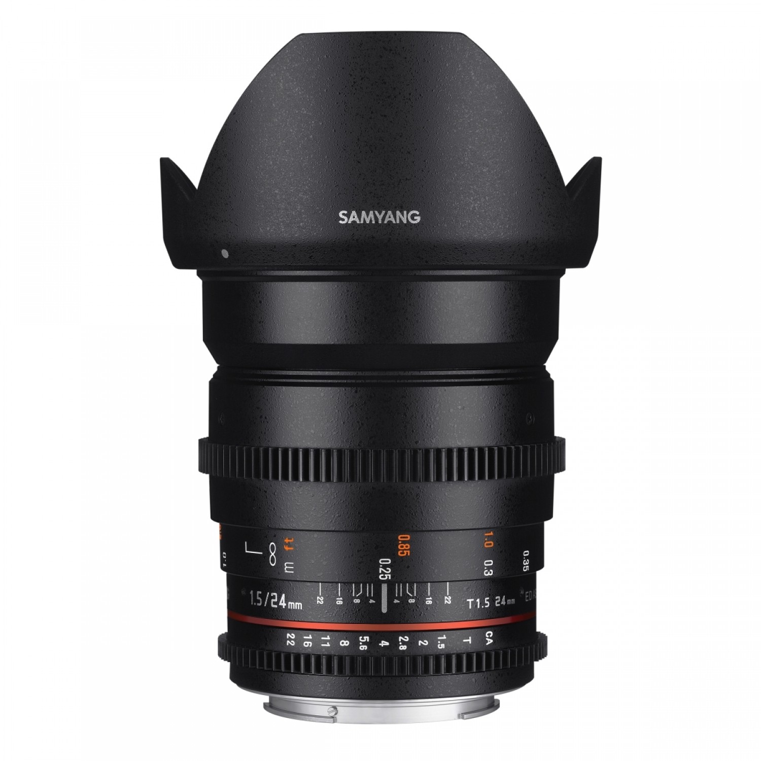 Samyang MF 24 mm 1:1,5 Video-Objektiv für Canon EF