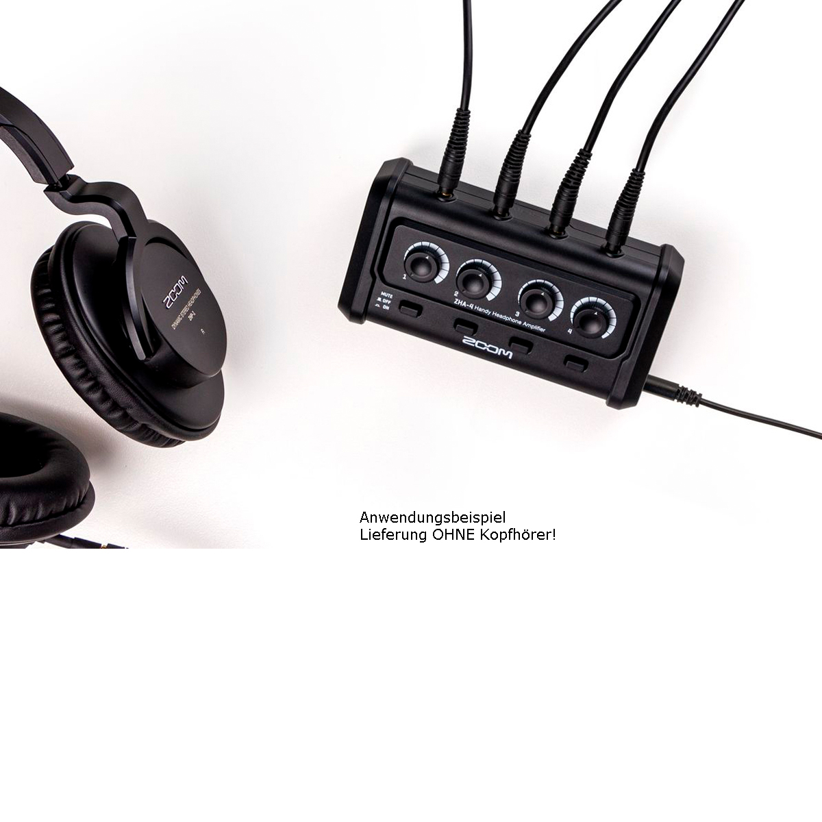 Zoom ZHA-4 Kompakter Kopfhörerverstärker