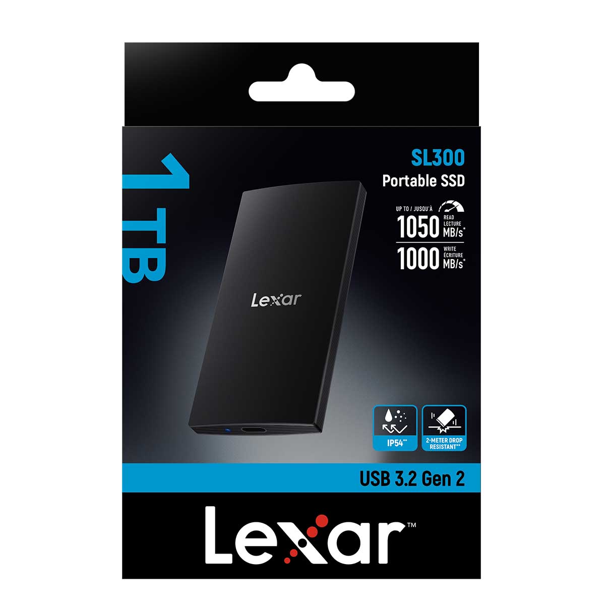 Lexar 1TB tragbare SSD SL300 USB 3.2 Gen2