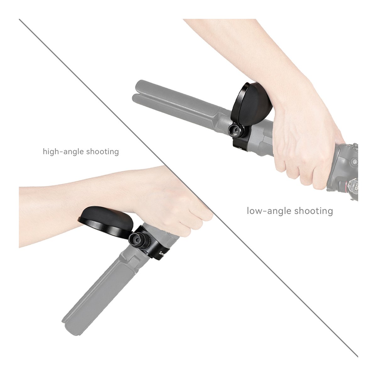 SmallRig 4248 Wrist Support für DJI RS Series, Handgelenkstütze rechts - ANWENDUNGSBEISPIEL FÜR VERSCHIEDENE AUFNAHMEWINKEL (HOCH- UND TIEFAUFNAHMEN) SmallRig 4248 Wrist Support für DJI RS Series, Handgelenkstütze rechts - ANWENDUNGSBEISPIEL FÜR VERSCHIEDENE AUFNAHMEWINKEL (HOCH- UND TIEFAUFNAHMEN)