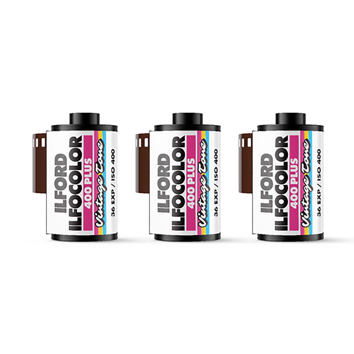 Ilford Ilfocolor 400 Plus 135/36 3er-Pack Vintage Tone