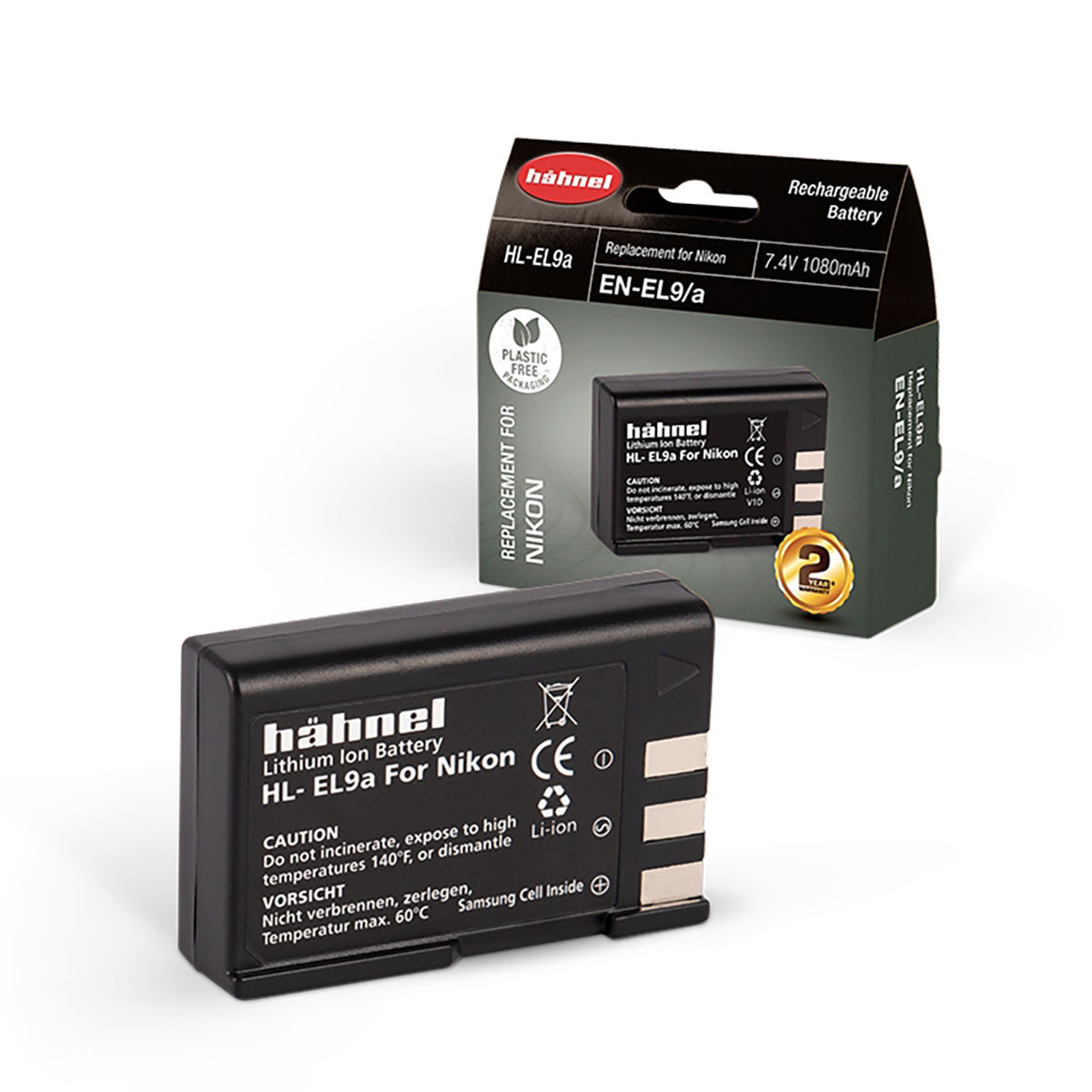 Hähnel HL-EL9A (EN-EL9) Akku für Nikon Digitalkameras Hähnel HL-EL9A (EN-EL9) Akku für Nikon Digitalkameras