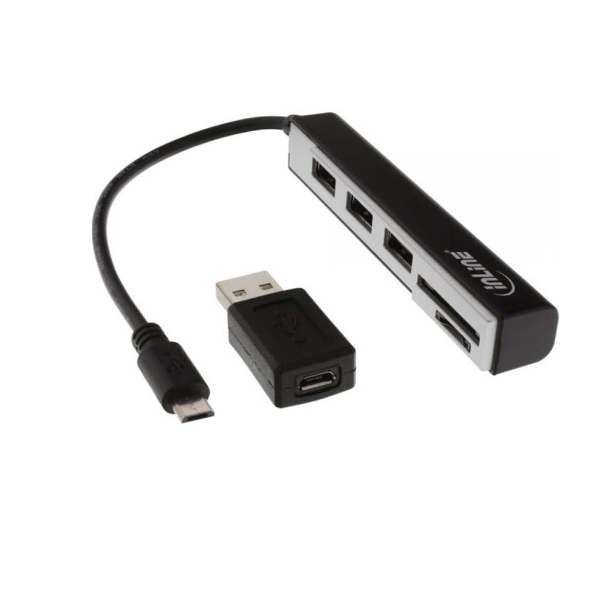 InLine OTG-Cardreader Micro USB 2.0 für Android