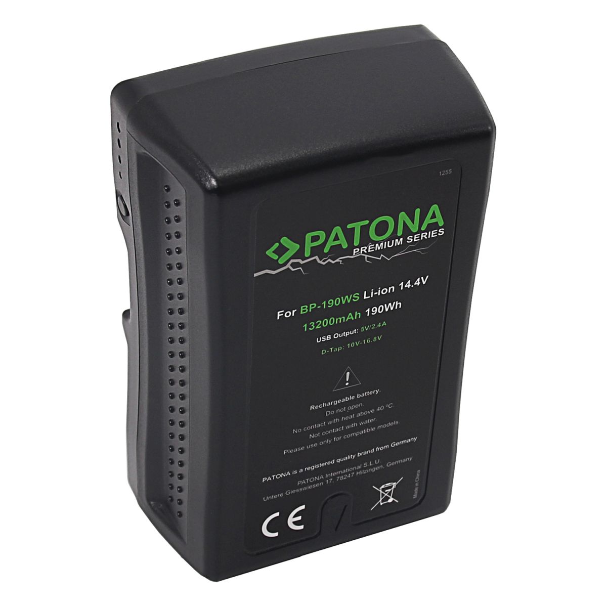 Patona V-Mount 190 Wh Premium