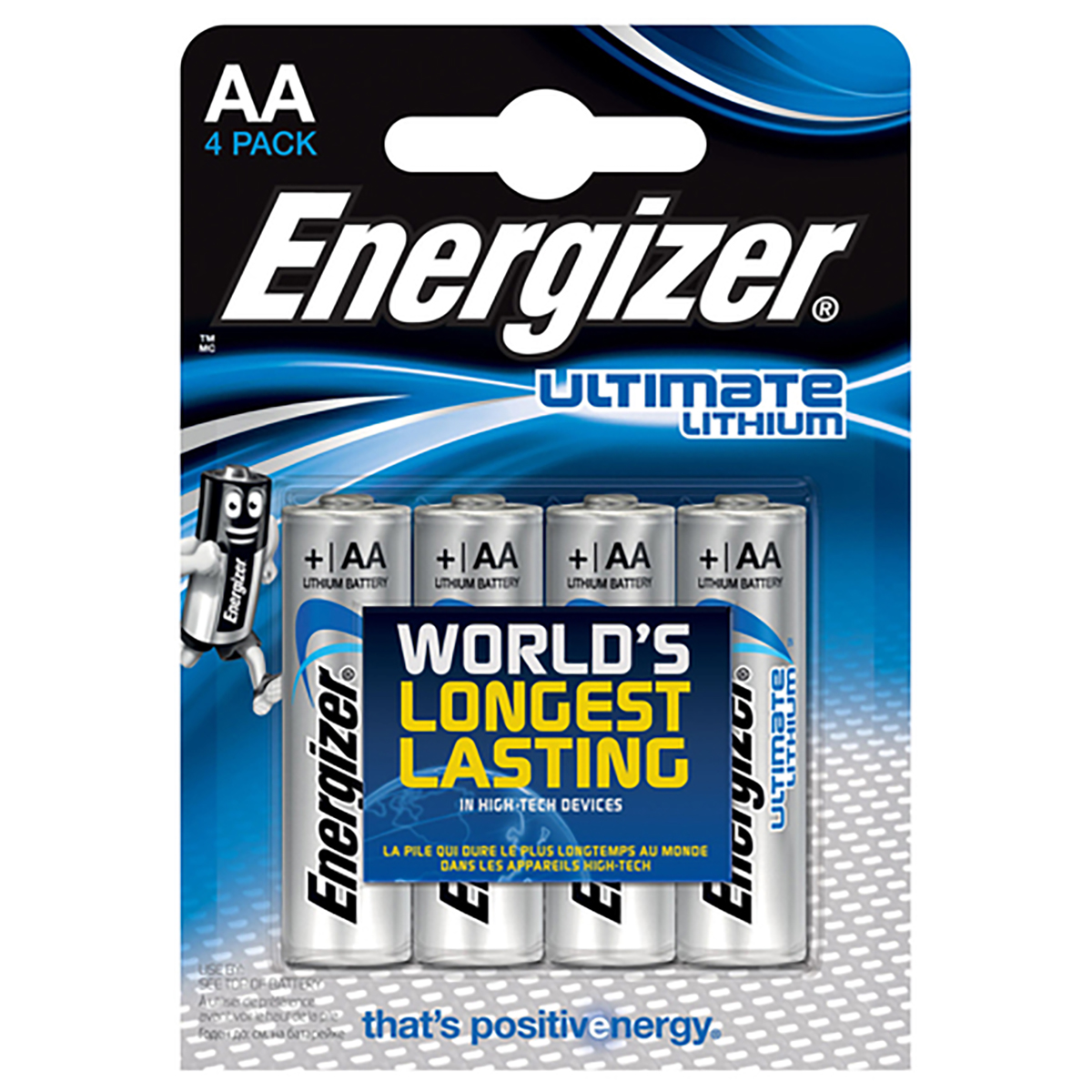 Energizer Mignon Batterie AA 4er