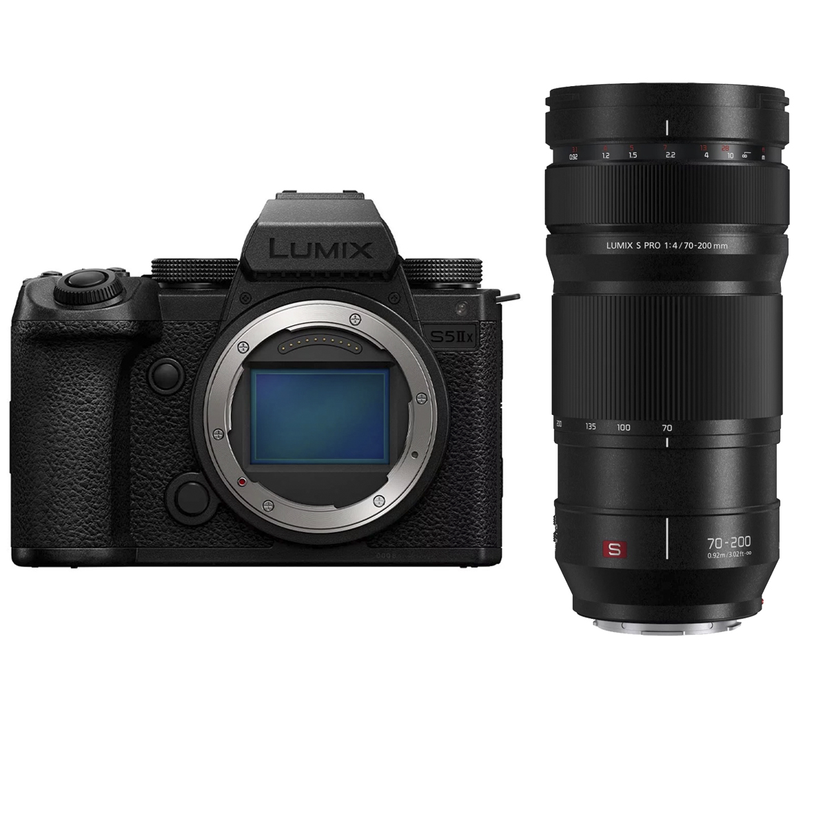 Panasonic Lumix DC-S5 II X + Panasonic 70-200 mm 1:4,0 S-R