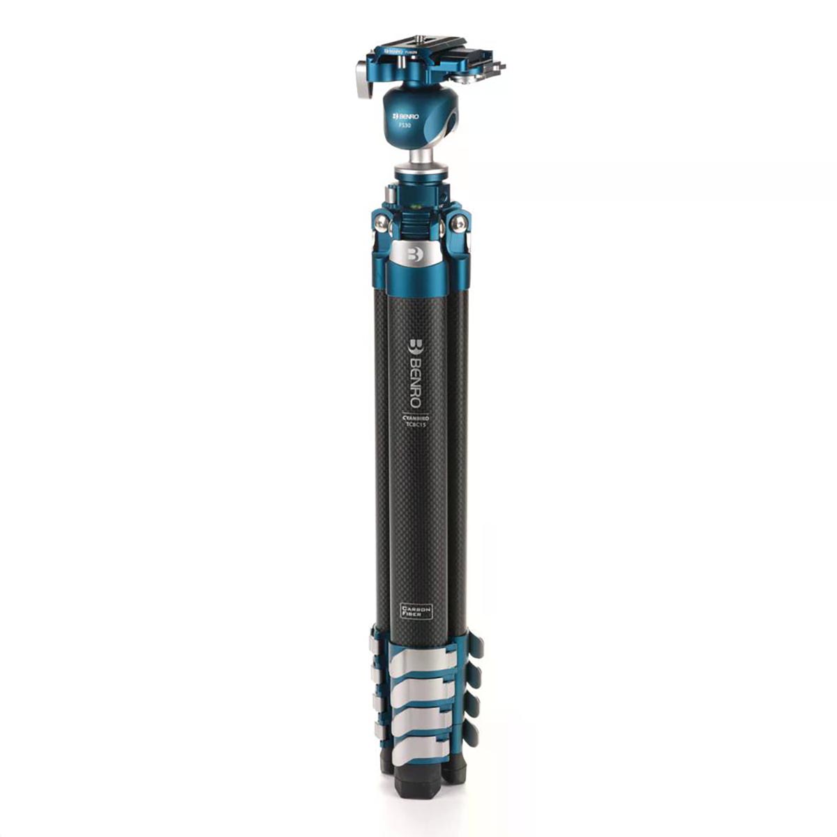 Benro Cyanbird Carbon-Stativ mit FS30-Kopf eingeklappt