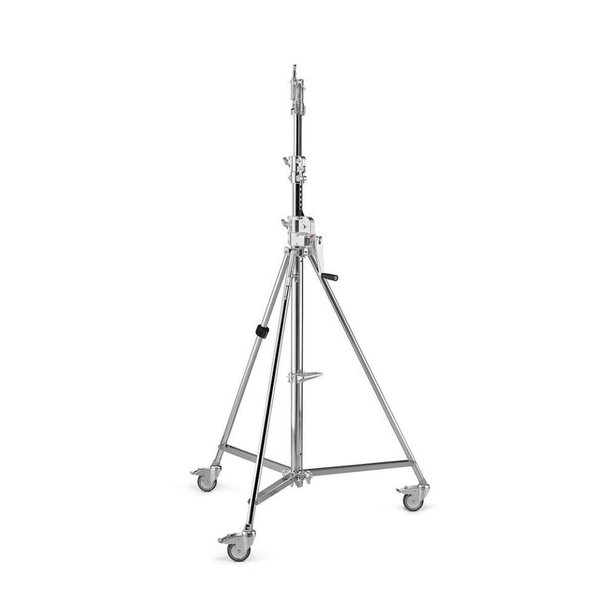 Avenger Wind Up Stativ CS 3,9 m LowBoy 2R, gebremste Rollen