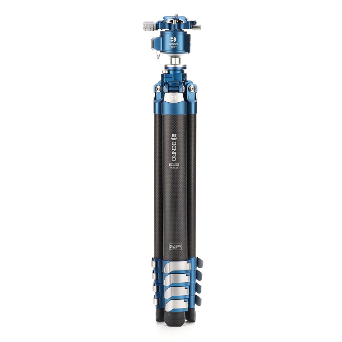 Benro CyanBird CF 2 Series Carbon Stativ inkl. G36PT Kugelkopf zusammengeklappt