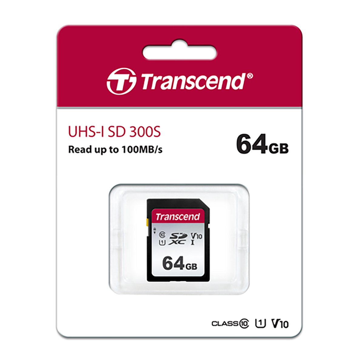 Transcend 64GB SDHC-Karte UHS-I 100/20MB/s
