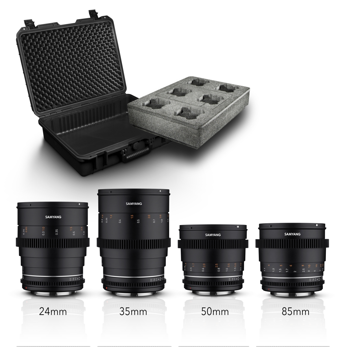 Samyang VDSLR MK2 Kofferset Canon EF Samyang VDSLR MK2 Kofferset Canon EF