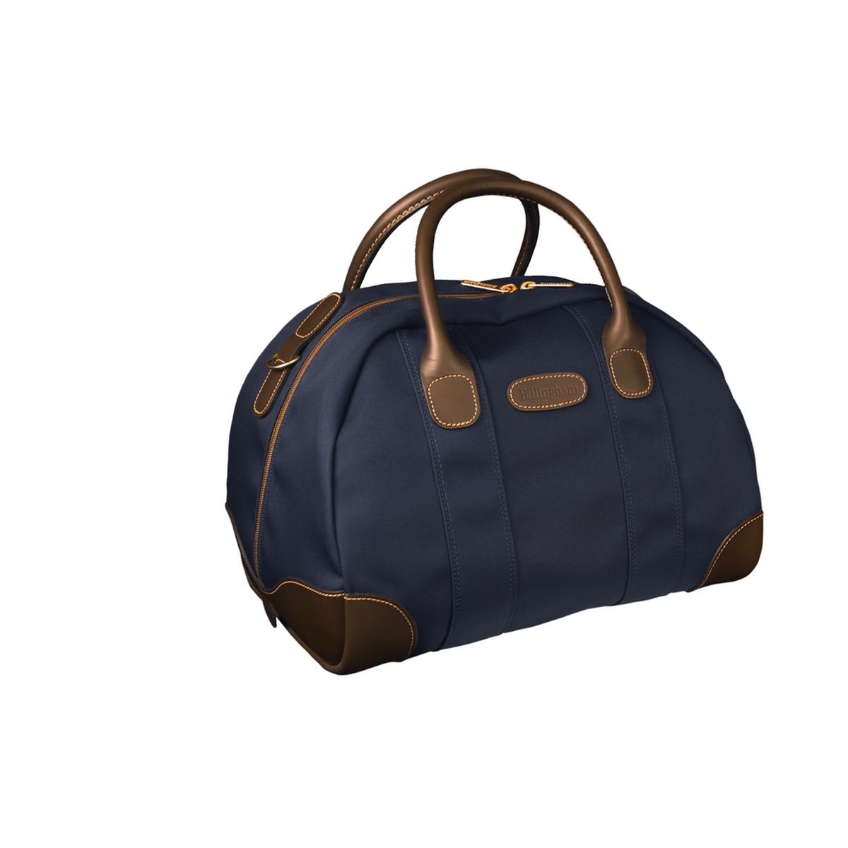 Billingham Overnighter Marineblau / Schokoladenleder