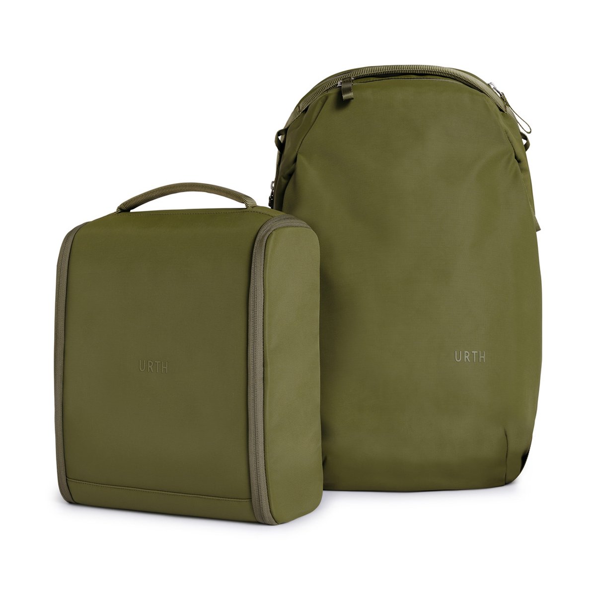 Urth Arkose 24L Rucksack + Kamera Insert (Grün) - Lieferumfang: Olivgrüner Urth Beutel und Rucksack