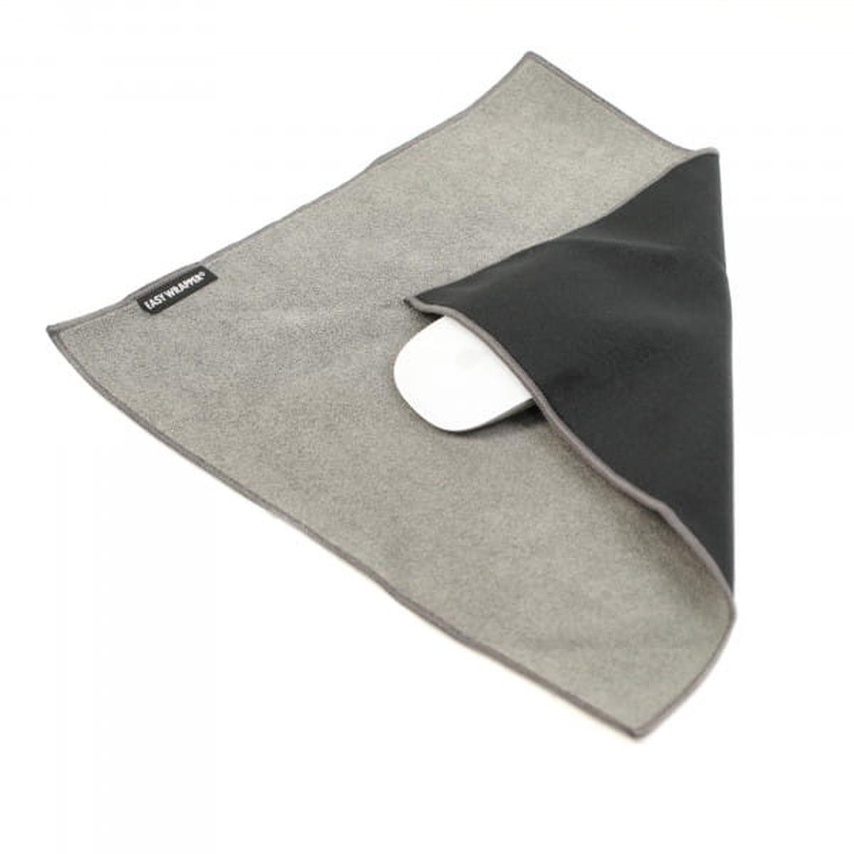 Easy Wrapper selbsthaftendes Einschlagtuch Schwarz Gr. S 28 x 28 cm