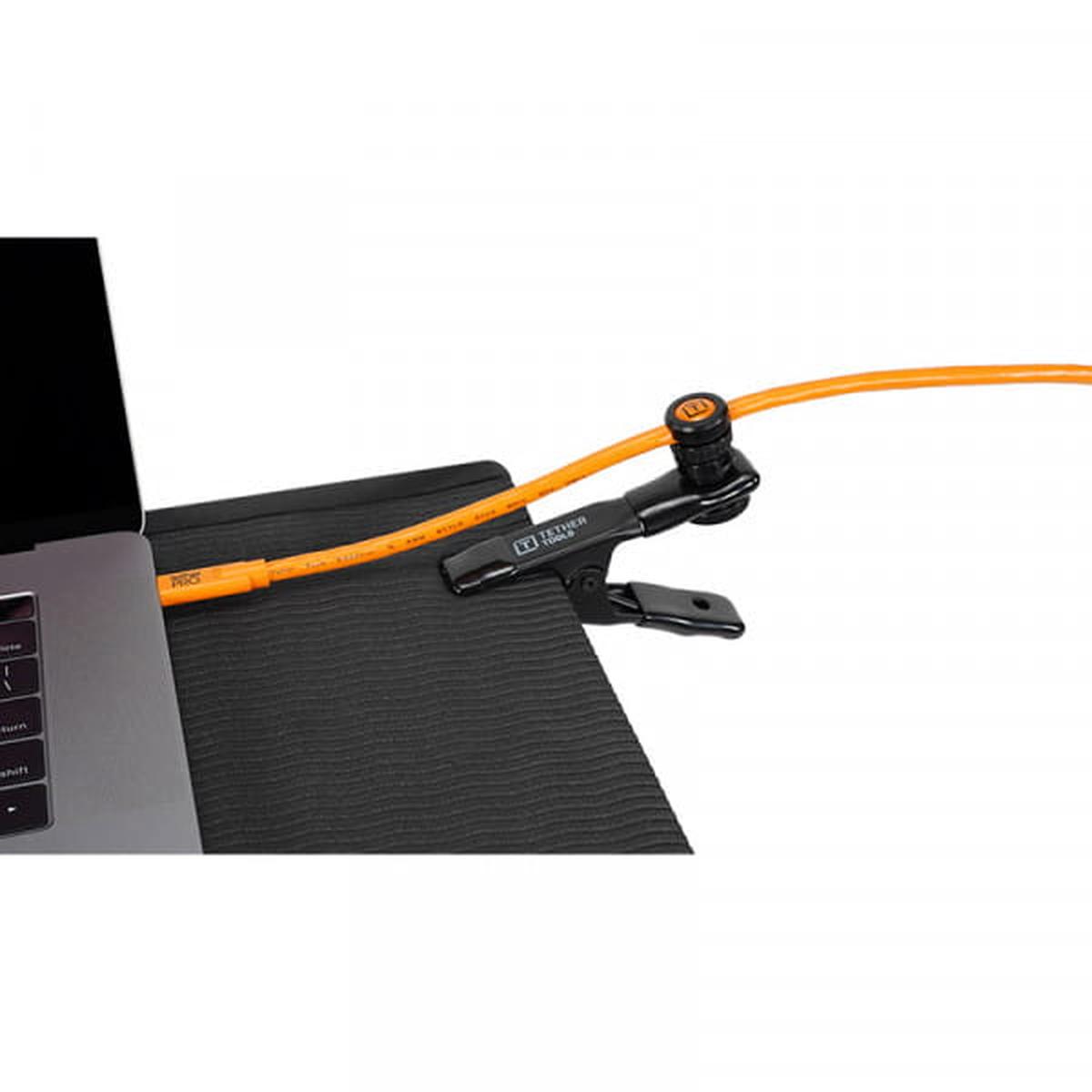 Tether Tools TetherGuard Thread Mount Support Kabelhalter mit Gewinde für Federklemme - Als Zugentla