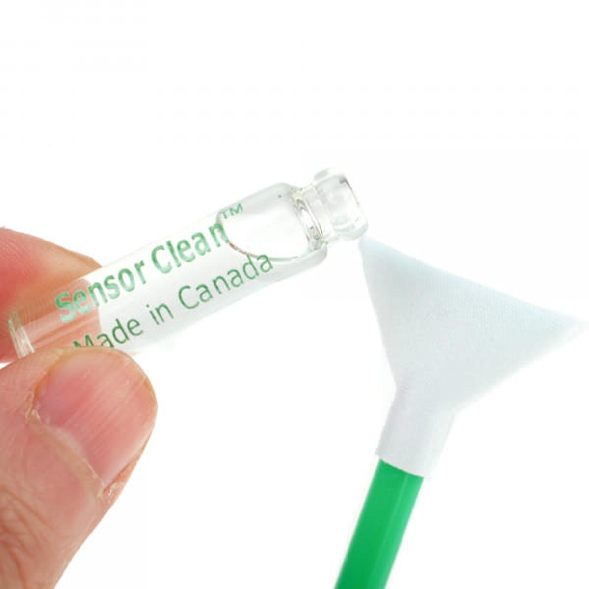 VisibleDust Dual Power Regular Strength 1.0x 24 mm - 5x Sensorreinigungs-Swabs (Green Series) und 2x