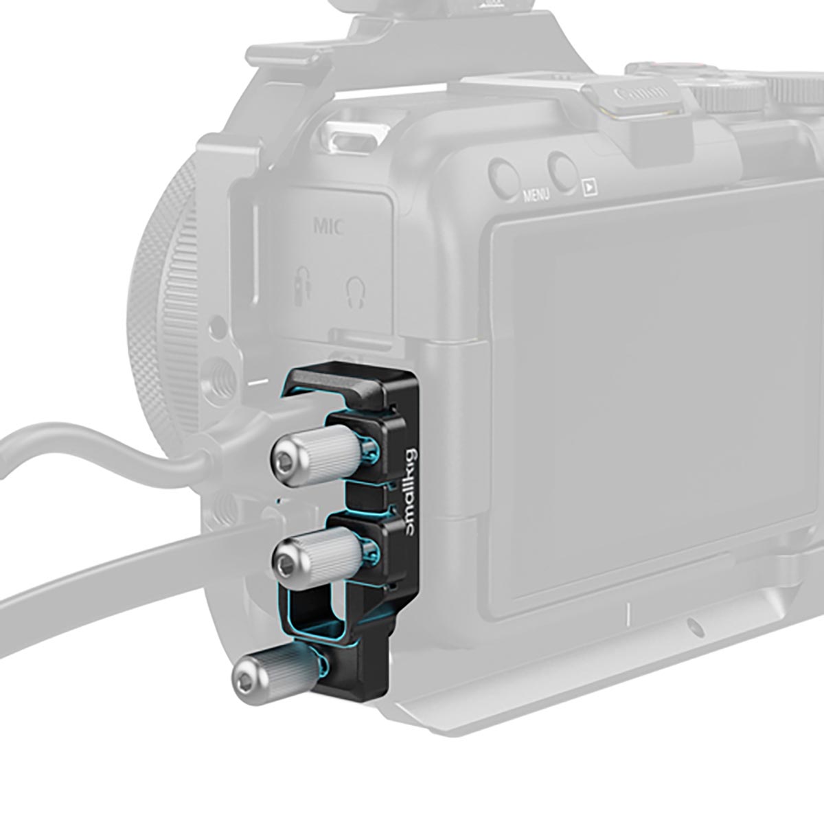SmallRig 5534 HDMI- & USB-C-Kabelklemme für Canon EOS R50 V Cage