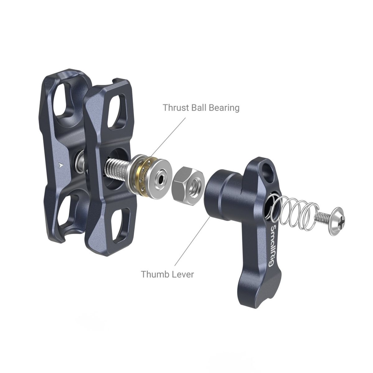 SmallRig 3874 Magic Arm mit Doppelkugelkopf (1/4"-20 Schraube und ARRI-Feststellschraube)