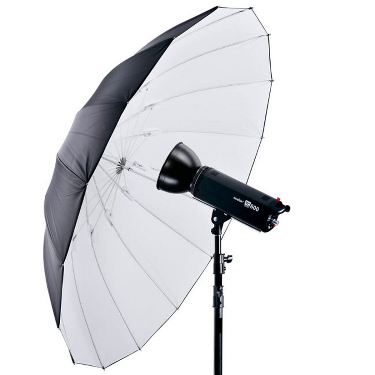 Godox UB-L1 Großer Studioschirm schwarz-weiß 150 cm, innen weiß