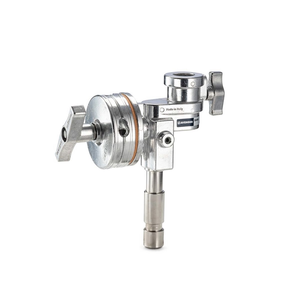 Avenger Jumbo-Griffkopf 4,5 '', Silber mit Stud & Receiver