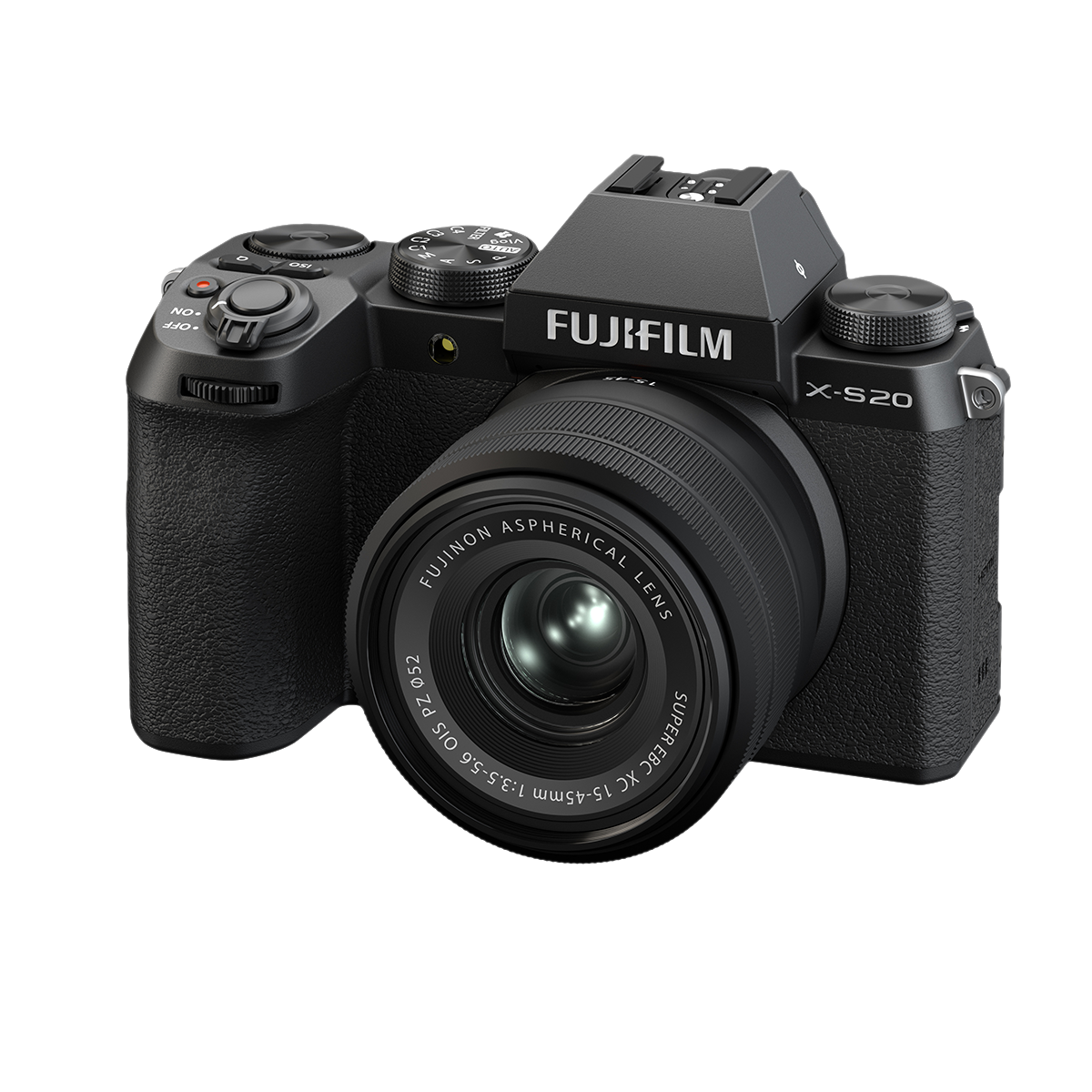 Fujifilm X-S20 Kit mit Fujifilm XC 15-45 mm 1:3,5-5,6 OIS PZ Einsteiger Kamera