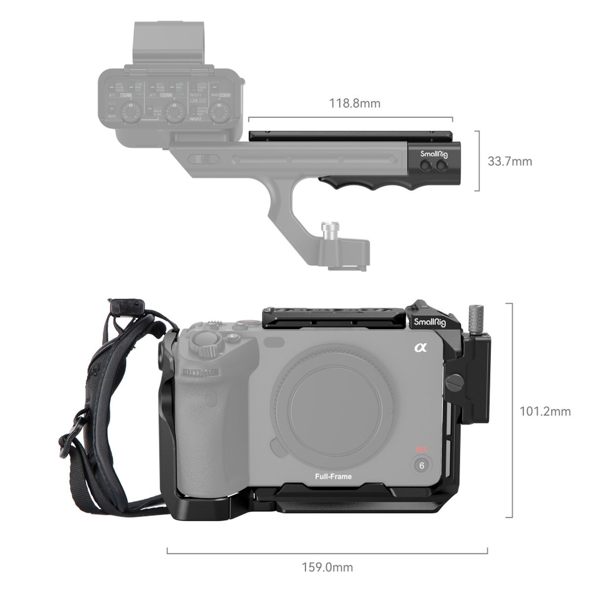 SmallRig 4184 Handheld Cage Kit für Sony FX30 / FX3
