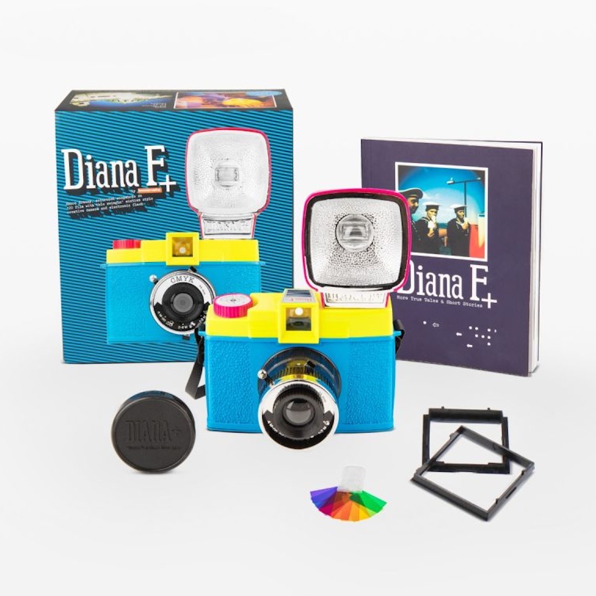 Lomography Diana F+ Kamera & Blitz CMYK Lomography Diana F+ Kamera & Blitz CMYK