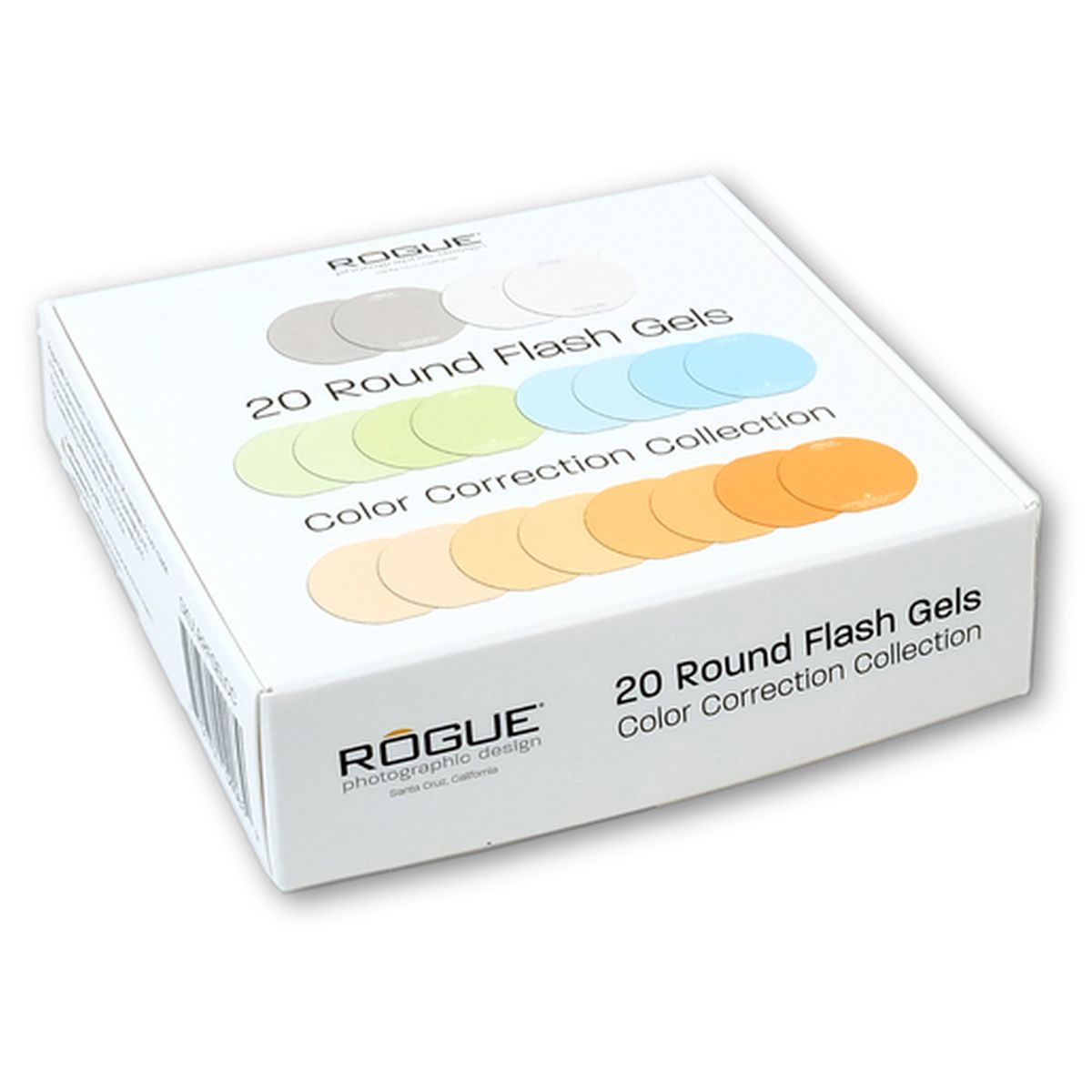 Rogue Round Flash Gels Color Correction Collection, 20 Gel Farben 