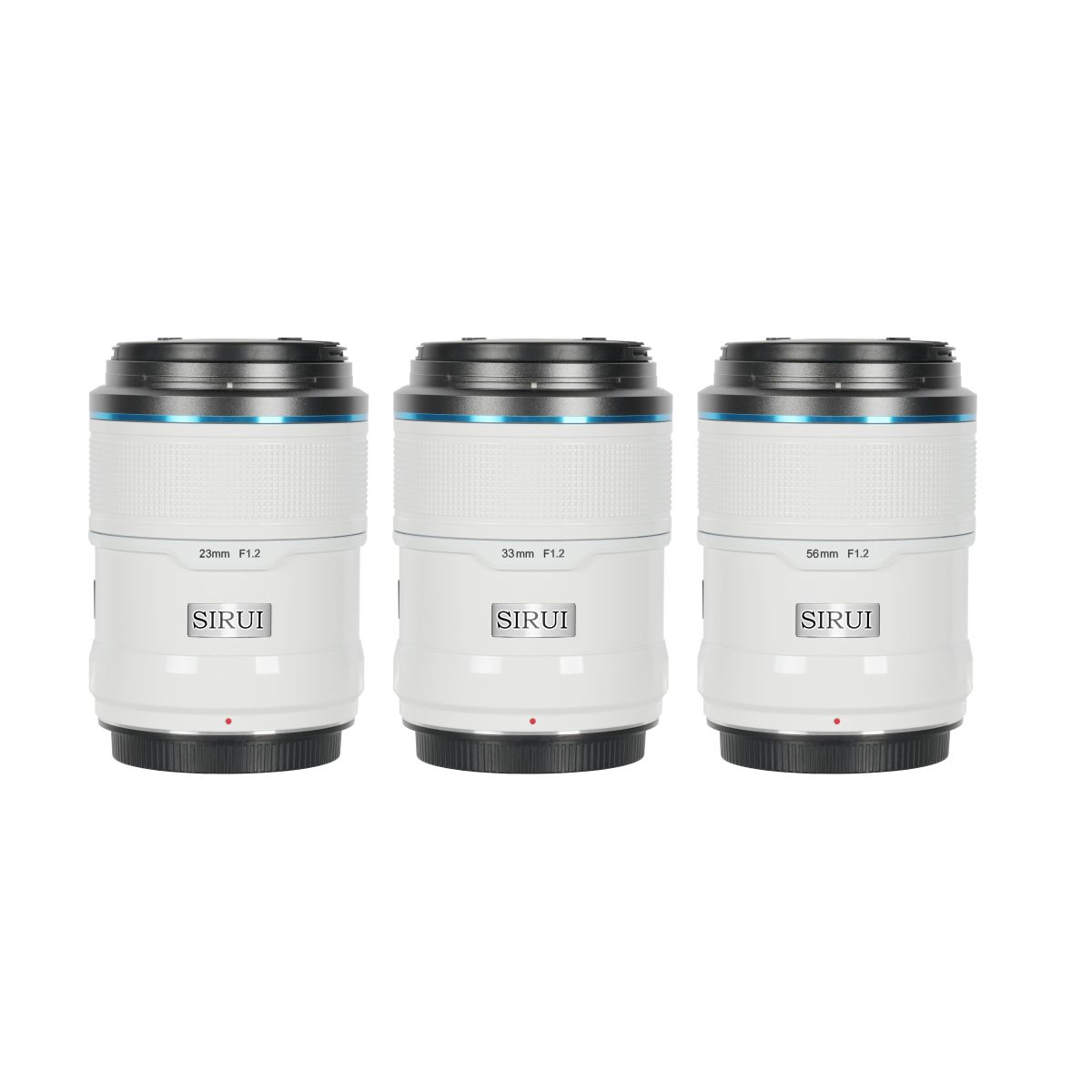 Sirui 23 mm + 33 mm + 56 mm 1:1,2 Sniper AF Kit Nikon Z-Mount Weiß Keramik