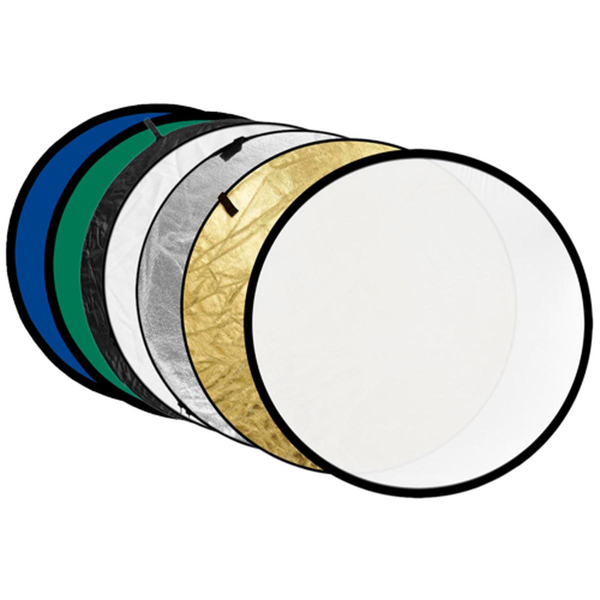 Godox 7-in-1 Reflexionsschirm Gold, Silber, Schwarz, Weiß, Transparent, Blau, Grün - 80cm
