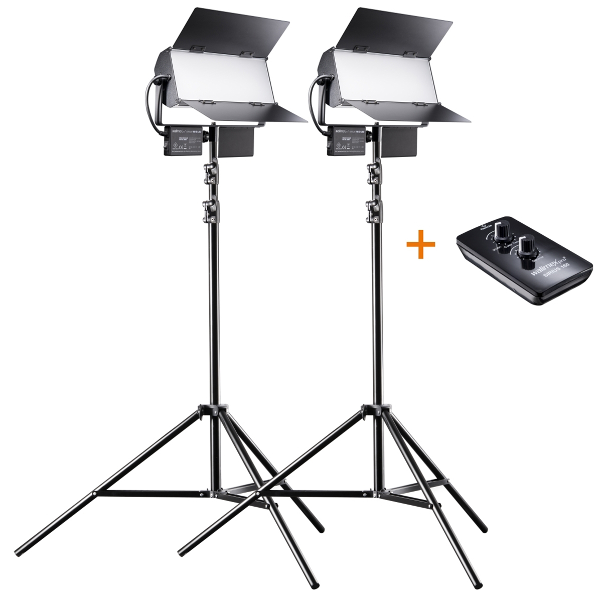 Walimex pro LED Sirius 160 Daylight Set2 FB+2,6 m 